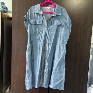 3X Time and Tru Chambray dress EUC
